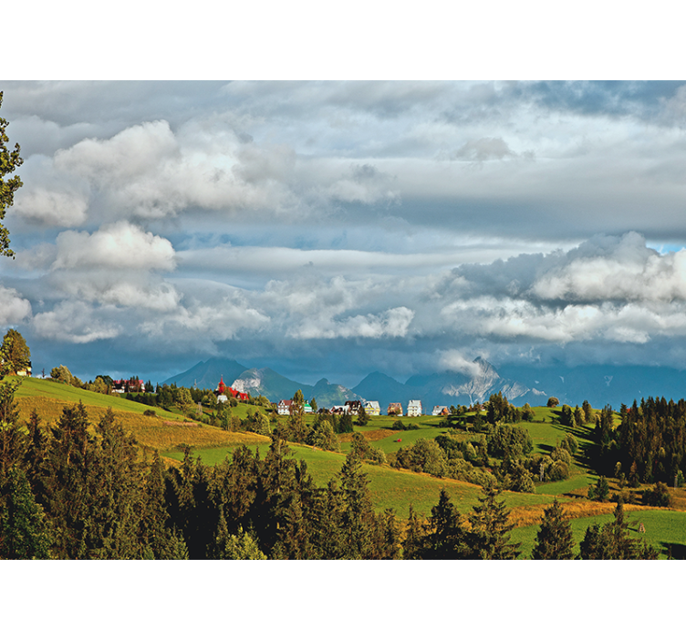 Tatry Landscape Mountain wall mural - TenStickers