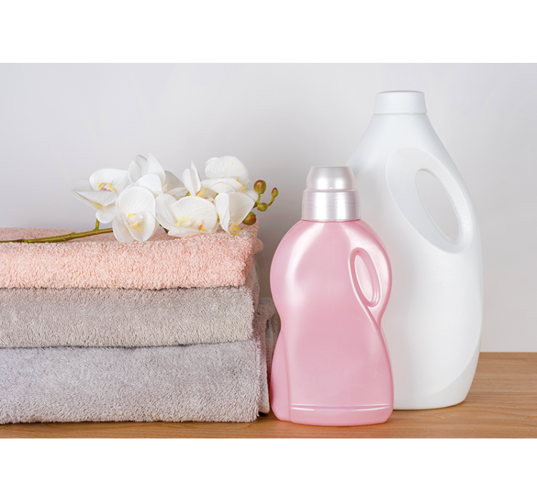 Soft Towels Arrangement bathroom mural - TenStickers