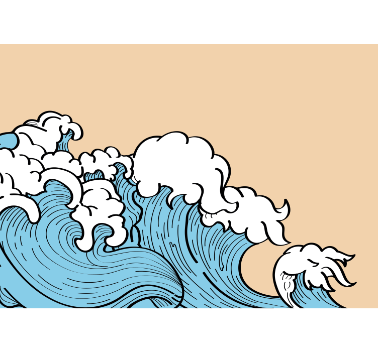 70's esthetic pop wave vintage wall mural - TenStickers