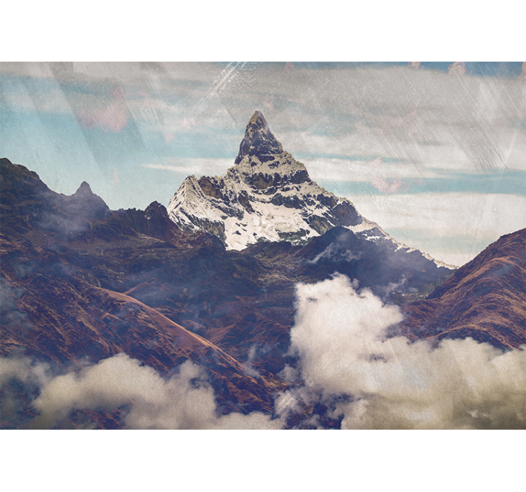 Alpamayo Peak  nature wall mural - TenStickers