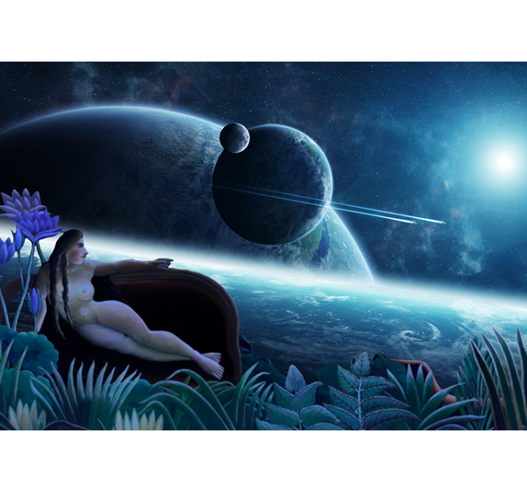 Fantasy wall mural celestial dreamscape - TenStickers