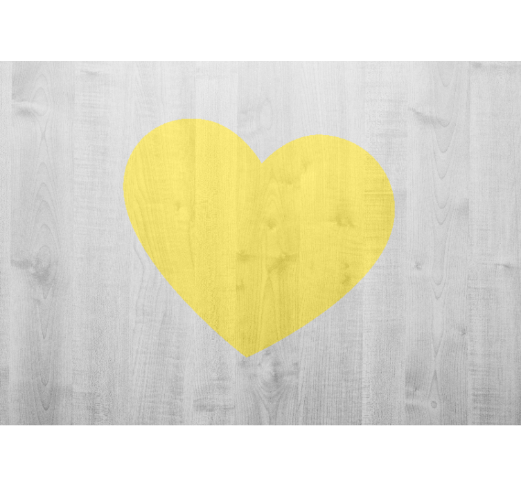 Love wall mural heart icon - TenStickers