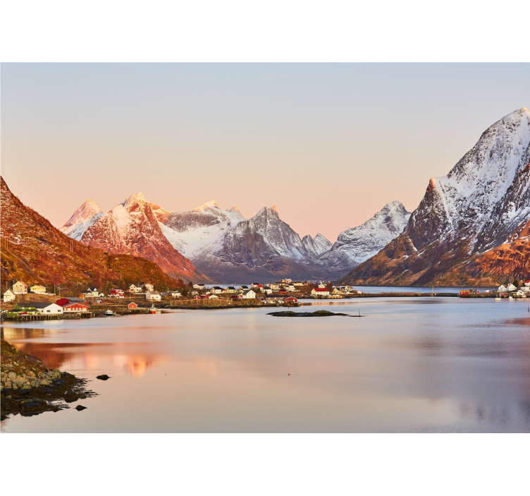 Lofoten islands Norway wall mural - TenStickers
