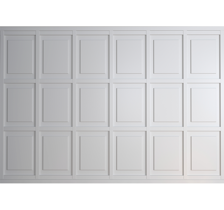 Brick wall mural with stylish panel design - TenStickers