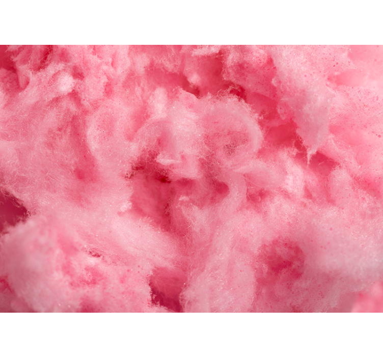 Flower mural fluffy pink texture - TenStickers