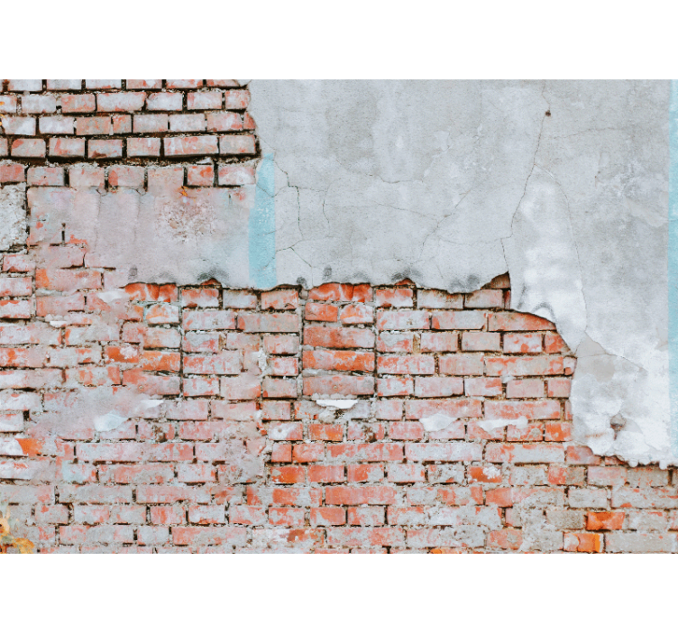 Brick and concrete wall mural - TenStickers