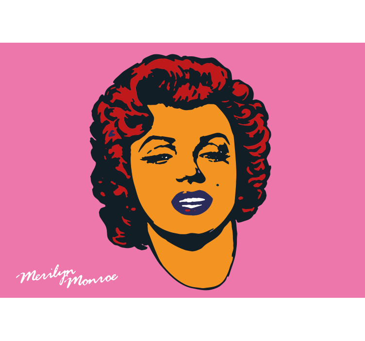 Marilyn Monroe original pop Art Wall Mural - TenStickers