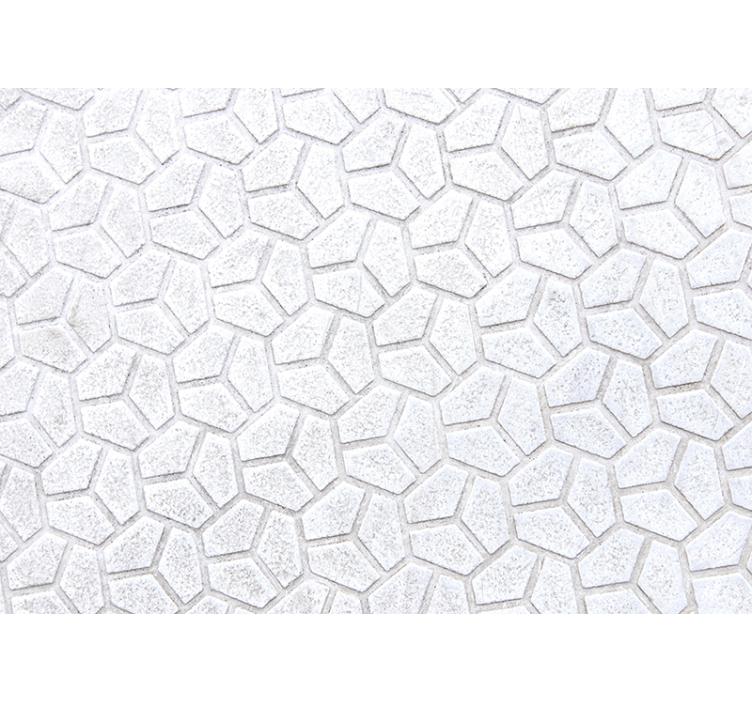 Wall mural hexagonal pattern texture - TenStickers