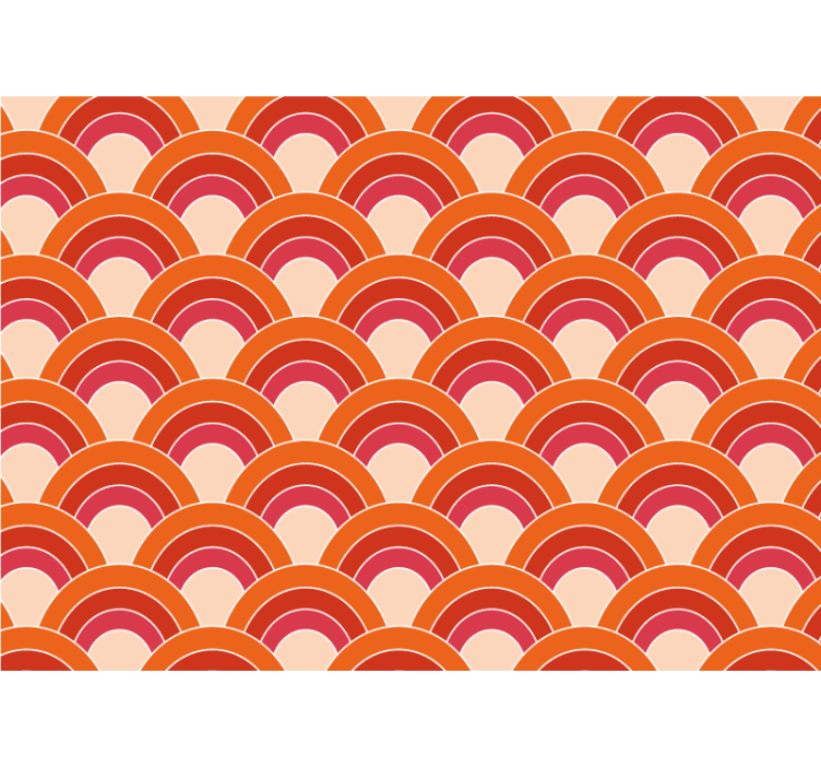 Geometric petals pattern Abstract Wall Murals - TenStickers