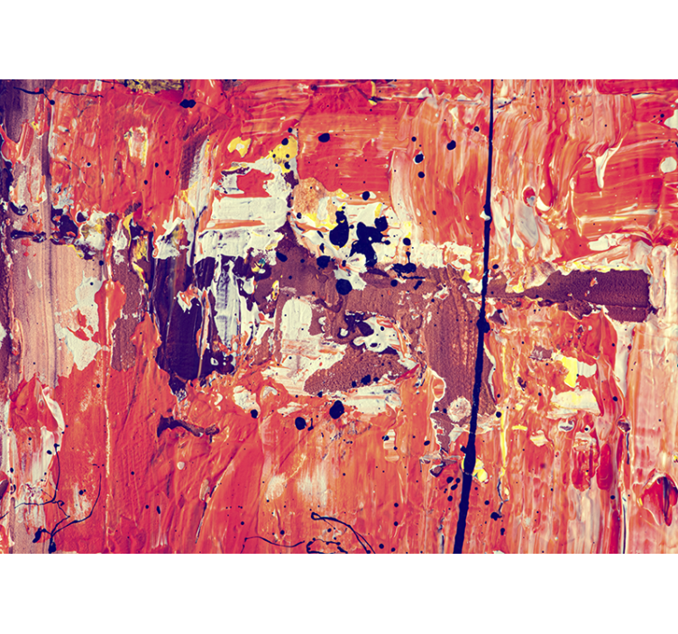 Abstract painting color shades  Art Wall Mural - TenStickers