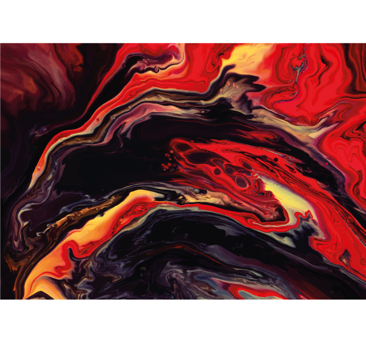 Brown and red marble Abstract Wall Murals - TenStickers