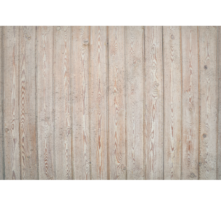 Wood look wallpaper light wooden panels - TenStickers