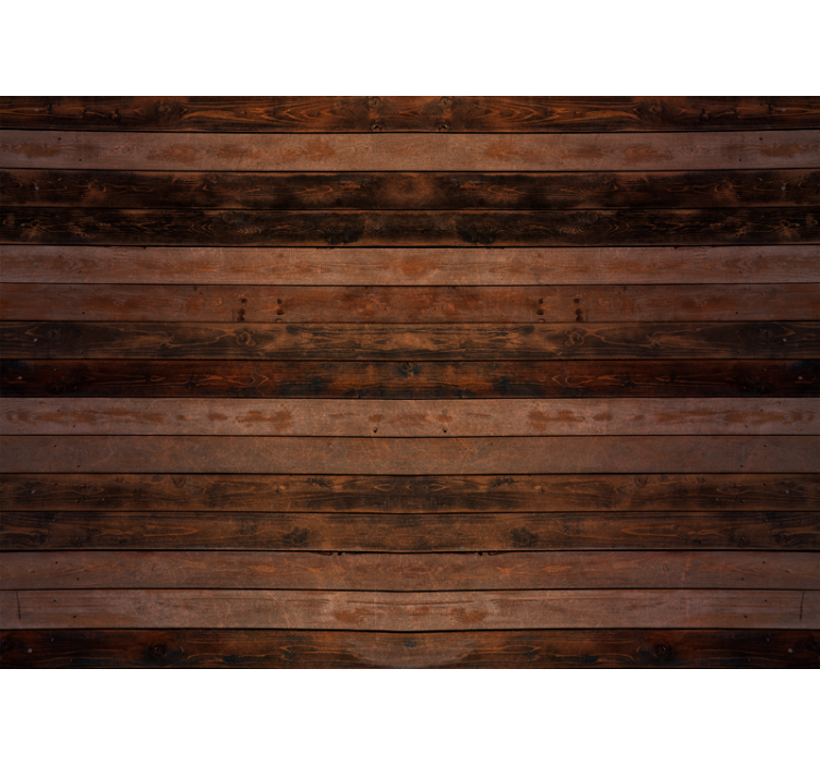 Wood look wallpaper natural timber boards - TenStickers