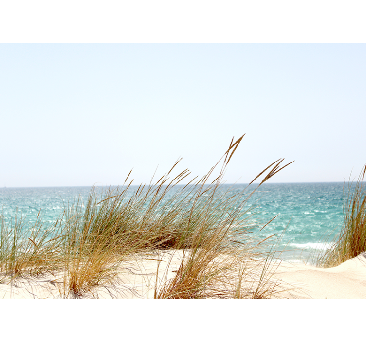 Nature wall mural tranquil shoreline scene - TenStickers