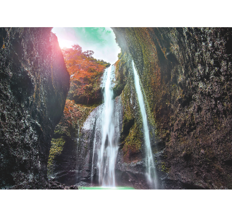 Beautiful Angel Falls Waterfall Wall Mural - TenStickers