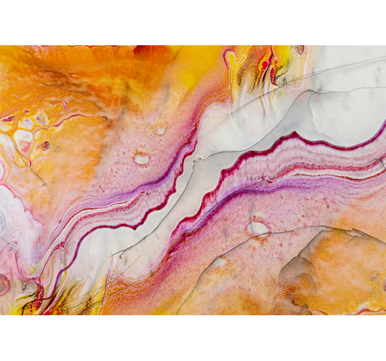 Colourful summer colours marble design mural - TenStickers