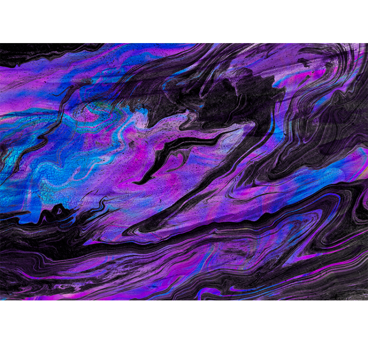 Neon colourful marble design Bathroom Murals - TenStickers