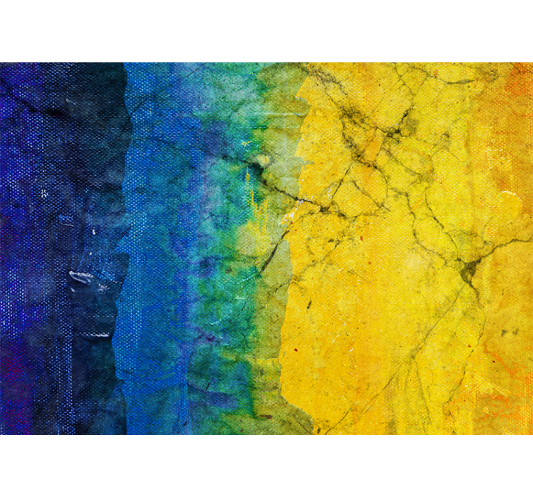 Abstract wall mural vibrant color blends - TenStickers