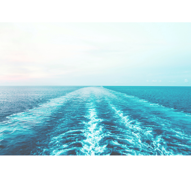 Sea mural ocean horizon landscape - TenStickers