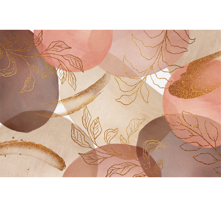 Ornamental Floral Pattern bathroom mural - TenStickers