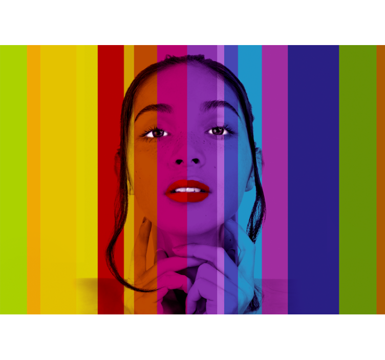 Pop colorful art vintage wall mural - TenStickers