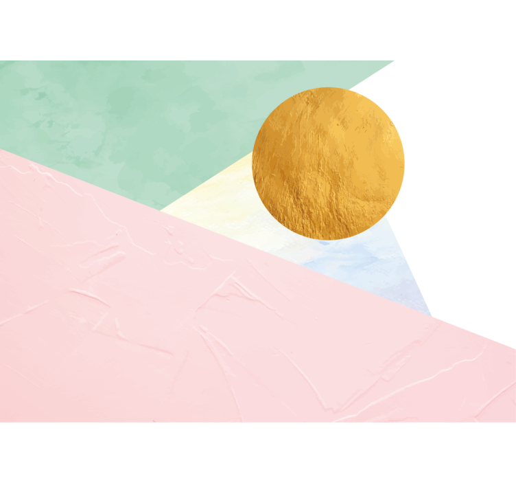 Abstract wall mural elegant geometric patterns - TenStickers