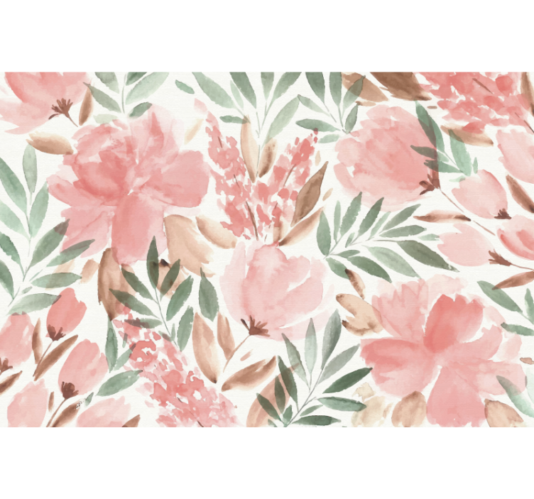 papier peint panoramique florale panoramic mural - TenStickers