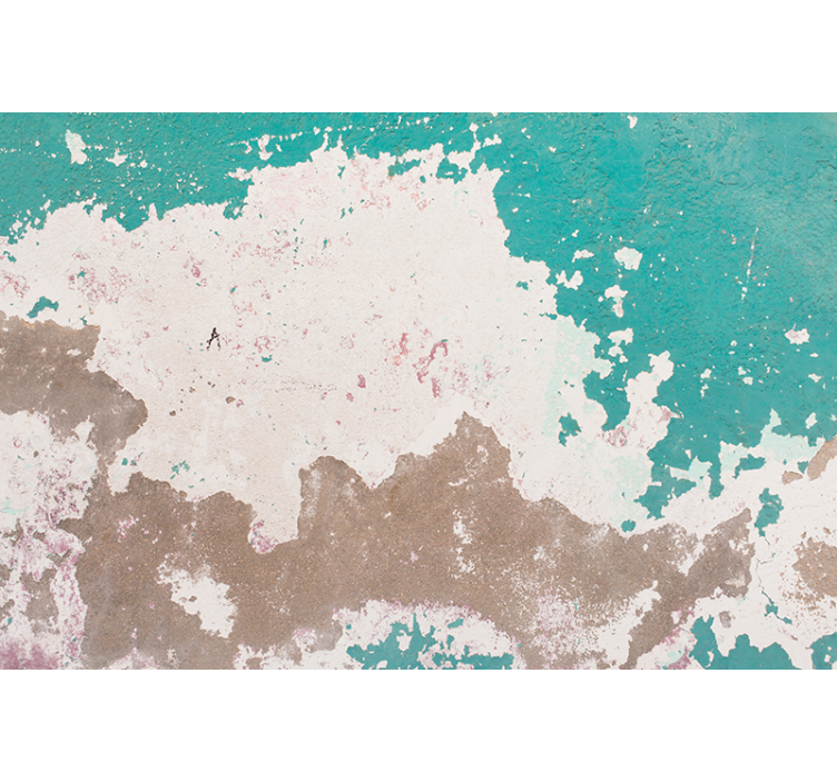 Grunge-Stripped Wall wall mural - TenStickers