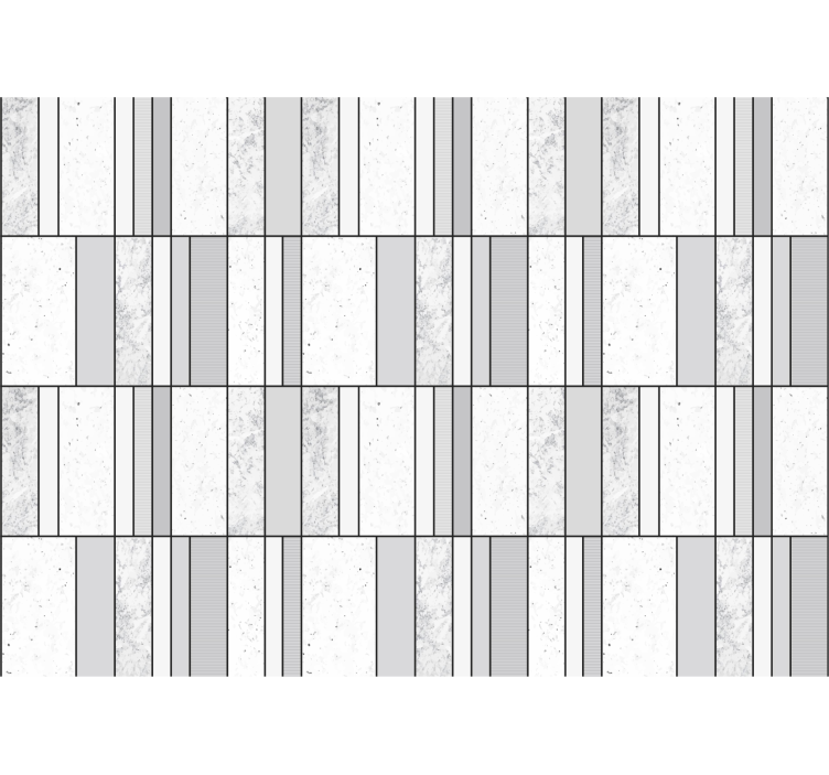 Marbre avec des lignes noires Bathroom Murals - TenStickers