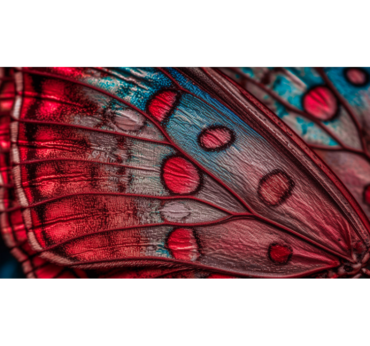 Mariposa Ala Butterfly Wing living room wall mural - TenStickers