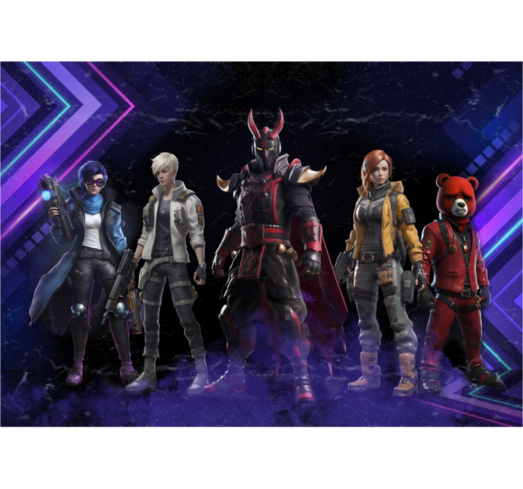 futuristic characters Teenage wall murals - TenStickers