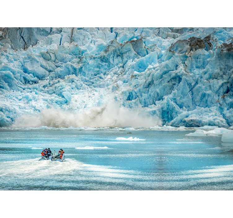 Glacial Ice Panorama nature wall mural - TenStickers