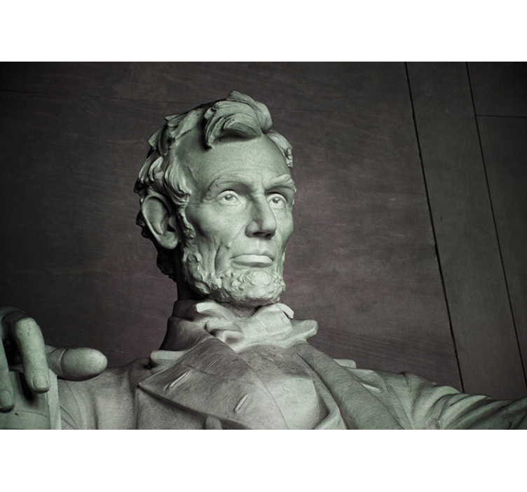 Abraham Lincoln Statue Classic Art Wall Mural - TenStickers