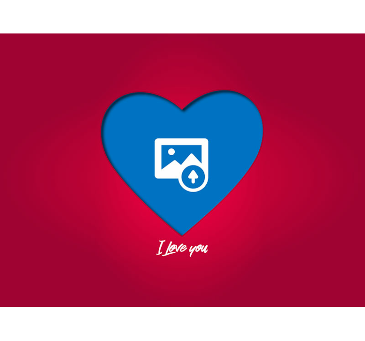 Heartfelt Connection love wall mural - TenStickers