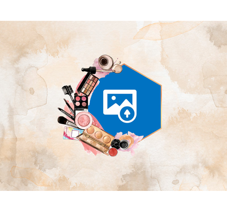 Fashionable Beauty Essentials mural quote - TenStickers