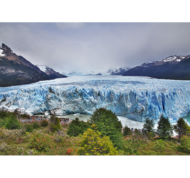 Landscape of Patagonia's Ice nature wall mural - TenStickers