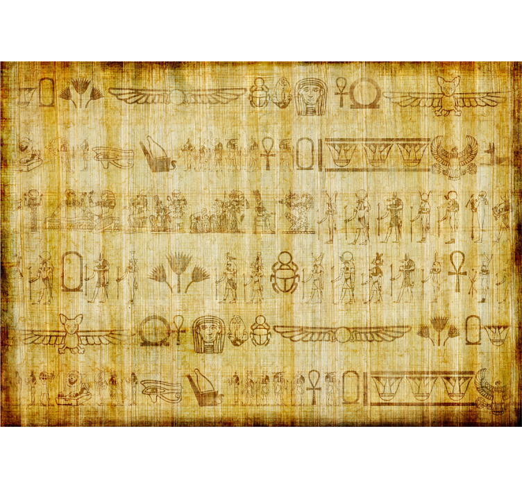 Painting wall mural ancient egyptian hieroglyphs - TenStickers