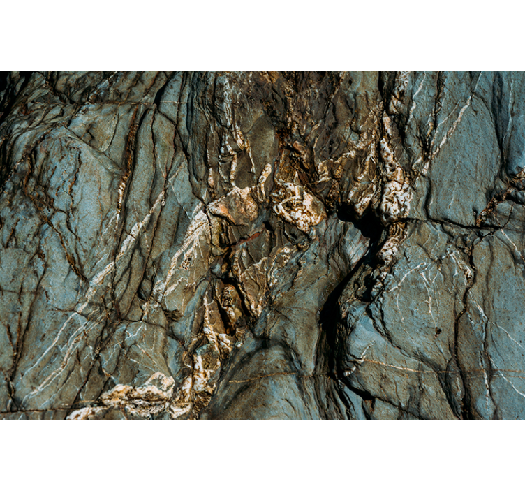 Cracked stone surface wall mural - TenStickers