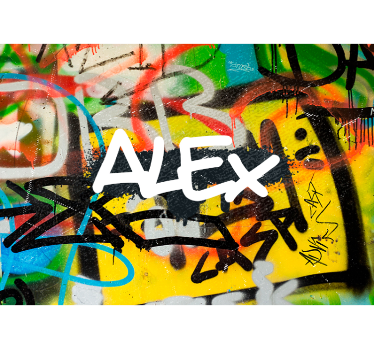 Colorful Urban Art graffiti wall mural - TenStickers