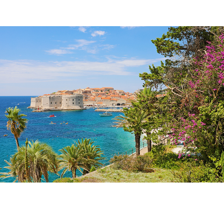 View on Split, Croatia wall mural - TenStickers