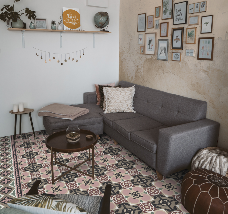 Sand colored texture wall mural - TenStickers