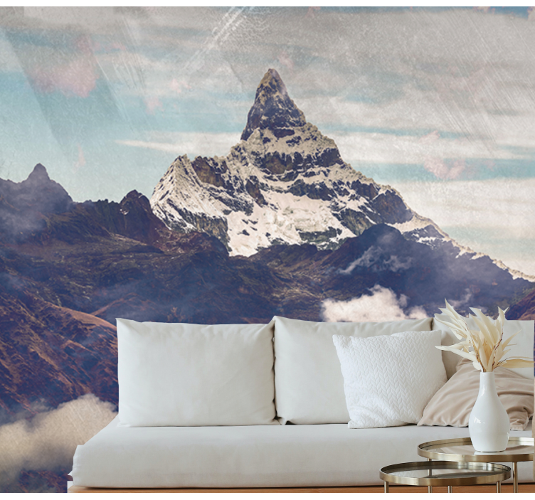 Alpamayo Peak  nature wall mural - TenStickers