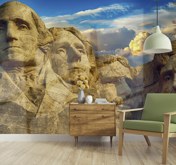 Classic Art Wall Mural Mount Rushmore - TenStickers