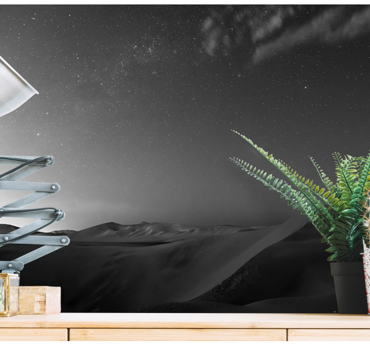 Atacama desert with stars Desert Wall Mural - TenStickers