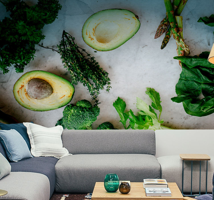 avocado and spices Kitchen Wall Mural - TenStickers