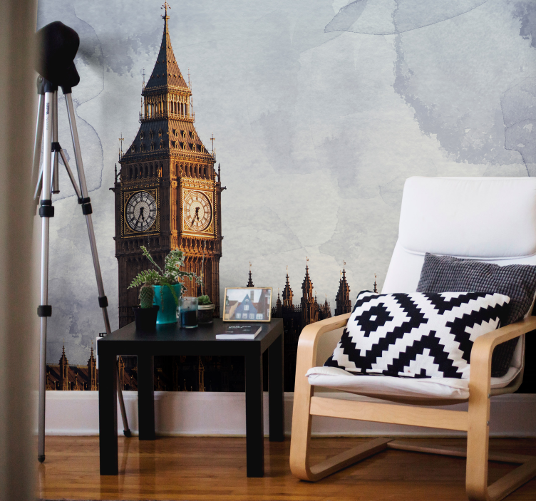 Big Ben sights in London London Wall Mural - TenStickers