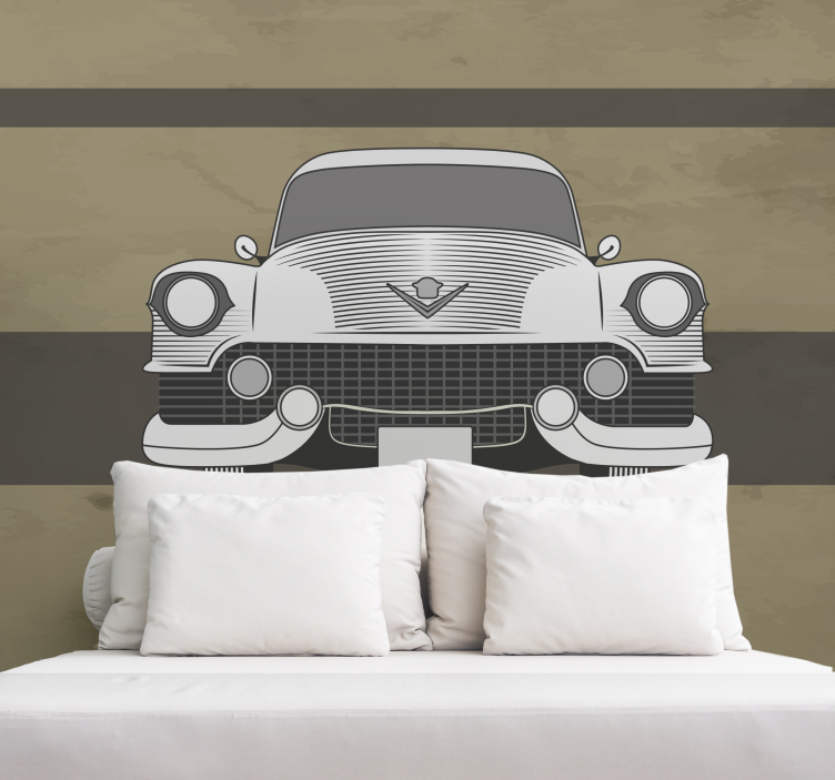Classic Car Front vehicle mural - TenStickers