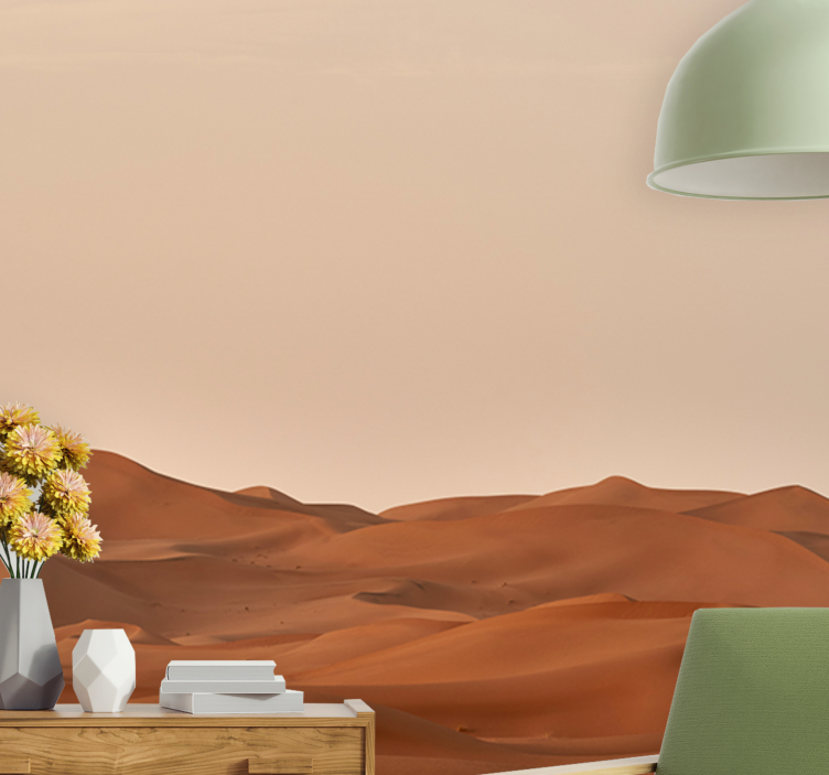 Desert mural sandy desert landscape art - TenStickers