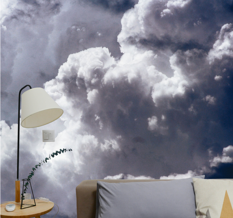 Dramatic Cloudscape sky mural - TenStickers