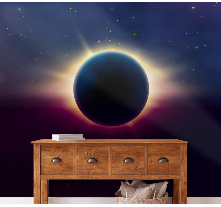 Eclipse presence space mural - TenStickers